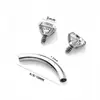 Anillo para Ceja Redondo de Aleación de Titanio F136 Perforación Brillante Transfronteriza Clavo para Ceja Joyería para Piercings Procesamiento y Personalización