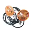 Luz de seta para carro elétrico Harley dupla moto bateria pneu largo carro 48V60V72V modificada Universal luz de seta