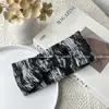 Celebridad de Internet Nueva Banda para la Cabeza de Lana Colorida de Otoño e Invierno Banda para la Cabeza Cálida Tejida Banda para el Cabello Elástica de Ala Ancha a Prueba de Viento para Mujeres