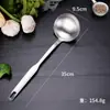 Espátula colher de escorredor de aço inoxidável espessada utensílios de cozinha pá de mexer para casa pá de fritar venda direta de fábrica de utensílios de cozinha