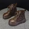 Botines Cortos para Niñas 2026 Otoño/Invierno Nuevas y Modernos Botines de Princesa con Forro de Felpa para Niños Mayores