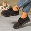 2026 Sapatos Casuais de Cadarço Plus Size com Forro de Lã para o Inverno Novos de Comércio Exterior Confortáveis Quentes Transfronteiriços Sapatos Femininos de Solado Macio