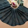 Falda de Encaje Elástico Verde Oscuro Verde Oscuro Ropa Extensa Decoración Hecho a Mano DIY Auxiliar