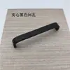 Manija Moderna Minimalista de Aleación de Aluminio Espacial con Dos Extremos Curvos, Diseño Hueco de Tres Agujeros, Manija Asequible para Sujetadores de Cajón de Gabinete de Archivos