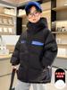 Ropa de Algodón Acolchada para Niños Invierno Algodón y Engrosamiento Cálido Abrigo de Pan Acolchado con Capucha Chaqueta Acolchada de Algodón para Niño Moda de Invierno Guapo