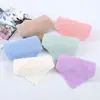 Toalha Pequena de Veludo Coral Toalha Macia Absorvente Pano de Limpeza Toalha Quadrada Toalha de Mão para Jardim de Infância Lenço de Rosto para Crianças