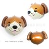 Nuevo Globo de Película de Aluminio Cabeza de Panda Conejo Tigre Cachorro Dibujos Animados 4D Globo Cabeza de Animal Arreglo de Cumpleaños