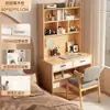 Mesa Integrada de Escritorio y Librero, Escritorio de Computadora para el Hogar, Mesa de Estudio de Escritorio para Habitación de Estudiante, Escritorio Infantil de Escritura, Mesa para Sala de Estudio