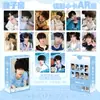 Tarjeta Láser Estrella Tarjeta Pequeña Alrededor de Ídolo Estrella Álbum de Grupo Coreano Tarjeta lomo Autoimpresa 55 Cajas