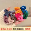 Ligas Gruesas Elásticas para el Cabello Tejidas a Mano de Color Dopamina, Alta Elasticidad Duraderas Bandas Elásticas Hechas a Mano