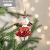 Boneco de neve pintado pingente de Natal árvore de Natal decorações de Natal enfeites pendurados atmosfera suprimentos enfeites atacado