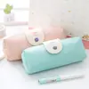 Bolsa Simples para Material Escolar de Estudante, Estojo de Lápis Pu de Grande Capacidade, Bolsa para Lápis de Material Escolar, Presente de Aniversário para Crianças, Personalização de Logo