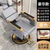 Silla de Peluquería Silla de Barbero Reclinable Sillón Reclinable Profesional para Corte de Peluquería Sillón Reclinable para Permanente y Tinte Silla Elevable Giratoria Reclinable