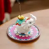 Portaincienso Auspicioso Atractor de Riqueza del Fabricante, Base Quemador de Incienso para Ceremonia del Té, Soporte de Incienso Decorativo Pequeño para el Hogar Interior, Adorno Creativo para el Té