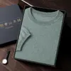 Suéter de Cachemira de Manga Corta con Cuello Redondo de Alta Gama para Hombre, Jersey Holgado, Suéter Casual de Otoño e Invierno Talla Grande, Tejido de Punto de Manga Corta