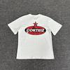 Corteiz Alcatraz Estrella de Cinco Puntas Letra Personalizada Estampada Camiseta de Manga Corta para Hombre Hip-Hop Calle Holgada Casual Top