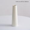 Vaso Decorativo Cerâmico Branco Nórdico Simples Shumen Tulipa Sala de Estar Mesa de Centro Entrada Ornamentos de Flores Ornamentos de Flores