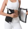 Amazon Fitness Cinturón Abdominal Abotonado Recubierto de Sudor Cinturón de Cintura para Yoga Moldeador Ajustado Cinturón de Cintura Abotonado