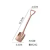 Cuchara de sandía de acero inoxidable 304 personalizada, cuchara creativa, cuchara espesa para helado de postre para niños, vajilla roja de red, venta al por mayor