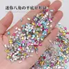 Estilo Ins Mini Color Caramelo Octágono Strass de Fondo Plano Decoraciones para Uñas Decoración de Uñas de Vidrio Color Mixto al por Mayor Strass