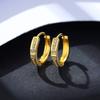 PAG &amp; MAG Pendientes de plata de ley de una sola fila con diamantes, pendientes de plata S925 con micro incrustaciones de circonita, pendientes de estilo coreano, exquisitos pendientes de viajero frecuente, venta al por mayor