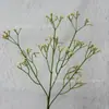 108 Flores Artificiales de Gipsofila de Plástico Duro Decoración de Boda para el Hogar Decoración de Escena de Salón de Bodas Fabricante Venta al Por Mayor