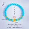 Collar con Borlas de Perlas Azules Sensibles al Tacto Color Oro Arena Mismo Estilo que la Joyería de Oro Puzuo Cadena de Suéter con Bola de Escamas de Dragón para Mujer