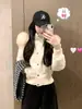 Super elegante abrigo corto de algodón para mujer estilo coreano, nuevo modelo de invierno 2026, chaqueta de algodón ajustada para mujeres petite