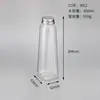 Garrafa Plástica com Tampa de Alumínio para Pet 400ml Boca 38 Garrafa Plástica Néctar de Choupo Transparente Descartável Garrafa para Dispensar Bebidas