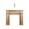 Mueble Decorativo de Chimenea de Madera Maciza Retro Francés Estante de Chimenea Falsa Blanco y Negro Europeo y Americano Accesorios de Fotografía para B&B