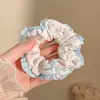 Goma para el pelo azul para mujer, tamaño grande, alta elasticidad, nuevo y elegante accesorio para el pelo de alta gama 2025