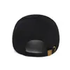 Chapéus para Homens e Mulheres, Novo Modelo Estilo Coreano com Etiqueta de Couro, Boné de Beisebol Versátil, Boné Esportivo Respirável e Absorvente de Suor, Chapéu de Pesca com Proteção Solar