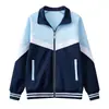 Conjunto de Uniforme Escolar de Primavera y Otoño para Estudiantes de Primaria y Secundaria, Conjunto de Tres Piezas, Uniforme de Clase para Escuela Secundaria, Ropa Deportiva Estilo Universitario, Chaqueta Unisex