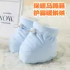 Zapatos de Algodón de Invierno para Bebé de Felpa de Girasol Engrosados Suela Suave Cálidos Zapatos Anticaída para Bebé de 3-12 Meses Recién Nacido