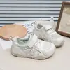 Zapatos Infantiles Forrest Gump, Zapatos Deportivos de Malla Transpirable, Zapatos Blancos Versátiles para Niñas de Primavera y Otoño, de Malla con Pedrería, Casual, Suela Suave