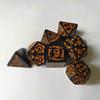 Nuevo Juego de 7 piezas Un Juego Traje Poliedral Dados Elemento de Halloween Dados Poliedrales Juego de Mesa Dungeons & Dragons