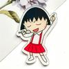 Ins Dibujo Animado Chibi Maruko-Chan Broche Acrílico Insignia Emoticono Bolígrafo Accesorios para Bolsos Fresco y Dulce