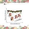Calcomanías Estáticas para Ventana de Noche de Carnaval del Muñeco de Nieve Navideño, Sin Pegamento, Sin Residuos, Removibles, para Decoraciones Navideñas del Hogar y la Tienda