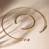 Pulsera de Acero Inoxidable Wanxing Estilo Clásico con Zirconia en Forma de Gota, Accesorios de Lujo Ligero y de Alta Gama para Mujeres, Joyería al por Mayor Transfronteriza