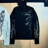 Y2K Comercio Exterior Transfronterizo Verano 2026 Cuello Redondo Manga Larga Camiseta Estampada Moda Callejera Multicolor Holgada Top High Street Unisex