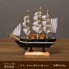 Fábrica vendida Mediterrâneo vela ornamentos suave vela simulação pequeno barco de madeira casa armário de vinho janela decoração nórdica atacado