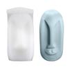 Molde de vela aromática ins Wind para atacado, molde 3D abstrato de corpo humano, molde de silicone para sabonete com óleo essencial DIY, rosto tridimensional