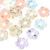 Venta Caliente Europea y Americana Color Acrílico Floral Imitación Jade Mármol Poligonal Flor Cuentas diy Pulsera de Cuentas