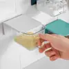 Caixa de Temperos Casual para Cozinha Pote de Sal Caixa de Temperos de Parede sem Furos Caixa de Armazenamento de Temperos de Plástico para Uso Doméstico