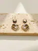 Pendientes Cuadrados de Circonita de Alta Gama, Lujo Ligero, Versátiles, Modernos, Joyería de Diseño de Nicho