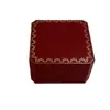 Caja de Joyería China Oro Chow Tai Fook Joyería Caja para Anillos Caja para Pulseras Vieja Fengxiang Caja de Joyería Octagonal Estilo Europeo