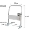 Manija Plegable, Manillar Engrosado, Manija de Arrastre, Carrito de Plataforma Plana, Mopa, Carrito de Empuje de Plástico, Manija de Carrito, Accesorios para Barra de Arrastre de Carrito Pequeño