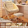 Silla Plegable para Hogar Balcón Sala de Estar Silla de Ocio Silla de Una Persona con Respaldo Silla Portátil para Exterior Patio Silla para Persona Perezosa Silla de Comedor
