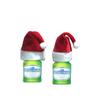 Mini Gorro de Felpa Navideño Funda para Botella de Vino Navideña Accesorios de Decoración Navideña Sombrero de Mago Regalo