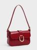 Bolsa Feminina de Luxo 2026 Nova Vintage Vinho Fivela de Ferradura Fashion Bolsa de Mão Bolsa de Ombro Cruzada